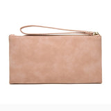 Women's Long Wallet Frosted Zipper Bow Large Capacity Wallet