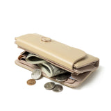 Women's Large Capacity Long Wallet Two Fold Buckle Wallet