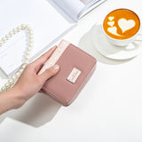 Women's Color-Block Zip Handbag Purse