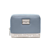 Women's Color-Block Zip Handbag Purse