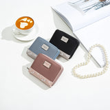 Women's Color-Block Zip Handbag Purse