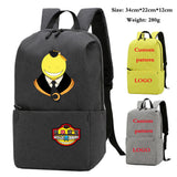 Assassination Classroom Backpack School Bags Men Women Nylon Teens Laptop Bag