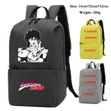 JoJo's Bizarre Adventure Backpack Teenagers School Bag Laptop Bag
