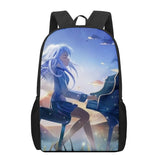 Art Girl Painting Children School Bag Girls Boys Teenager Backpack