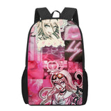 Danganronpa Miu Iruma Student Book Bag 16inch Backpack School Bag Mochilas