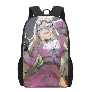 Danganronpa Miu Iruma Student Book Bag 16inch Backpack School Bag Mochilas