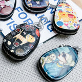 Cartoon Women Key Bag Car Leather Key Wallets Key Case