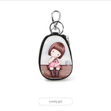 Cartoon Women Key Bag Car Leather Key Wallets Key Case