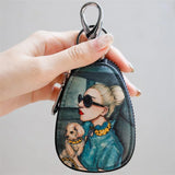 Cartoon Women Key Bag Car Leather Key Wallets Key Case