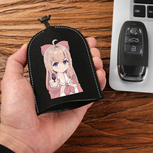 Jiaran Keychain Ring Key Bag Drawstring Key Holder Organizer Pouch