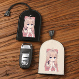 Jiaran Keychain Ring Key Bag Drawstring Key Holder Organizer Pouch