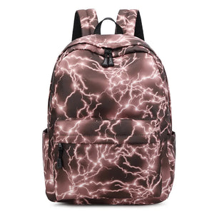 Nylon Waterproof Backpack for Teenage Girls - School Book Bag