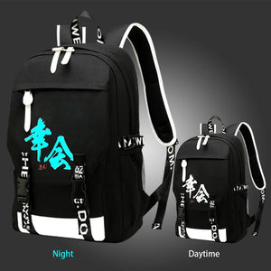Reflective Waterproof Backpack with USB Charging Port