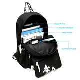 Reflective Waterproof Backpack with USB Charging Port