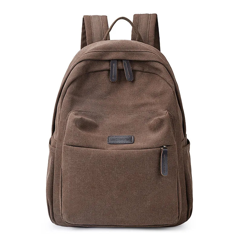 Vintage Canvas Small Backpack Women Travel Backpacks School Rucksack