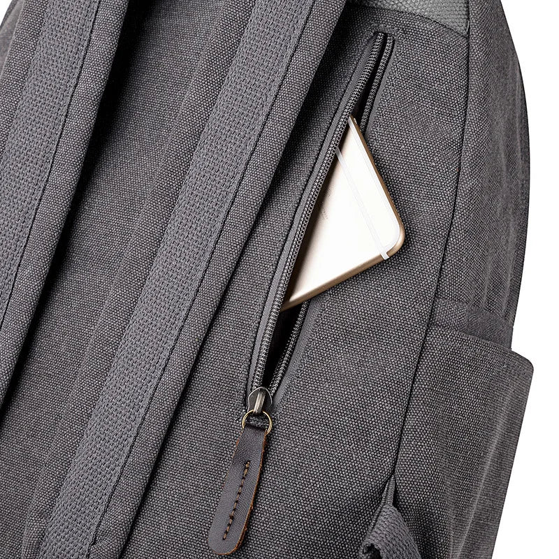 Vintage Canvas Small Backpack Women Travel Backpacks School Rucksack