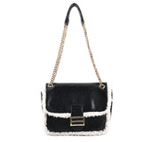 Autumn Winter Lamb Wool Small Bag Women's Underarm Crossbody Bag