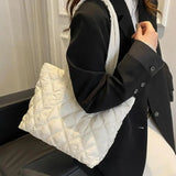 Women's Quilted Shoulder Bag Large Capacity Tote Bag