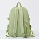 Women Printing Bookbags Middle Student Schoolbag Large Flowers Nylon Bagpack
