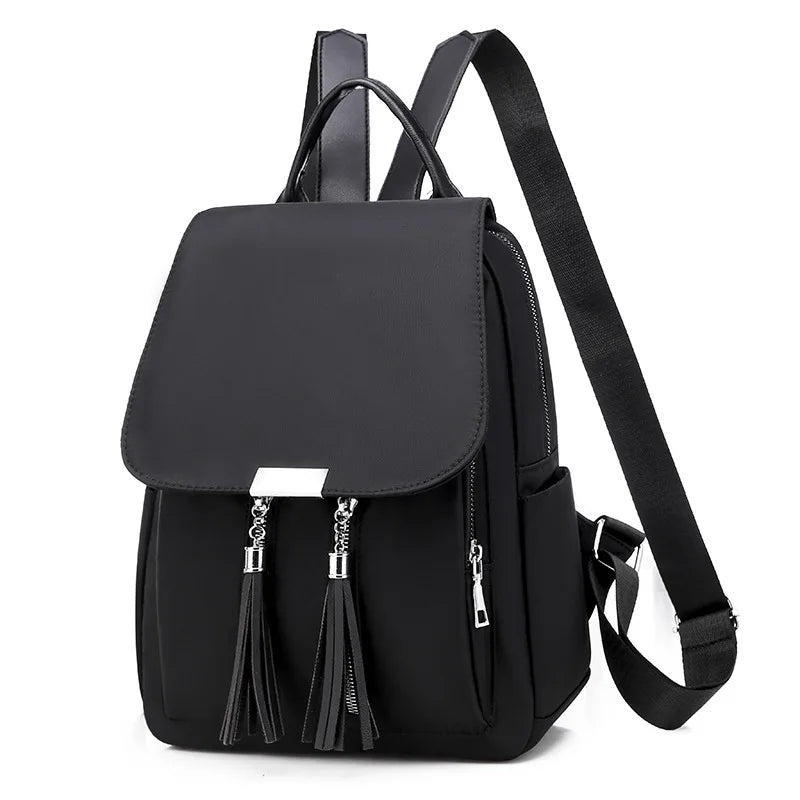 Women's Oxford Shoulder Bag Backpack for School Girls