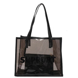 Large-Capacity Women's Jelly Tote Bag