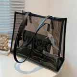 Large-Capacity Women's Jelly Tote Bag