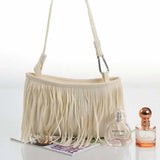 Women Tassel Crossbody Bag with Tassel Detail