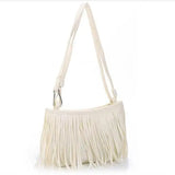 Women Tassel Crossbody Bag with Tassel Detail