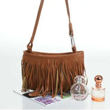 Women Tassel Crossbody Bag with Tassel Detail
