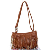 Women Tassel Crossbody Bag with Tassel Detail