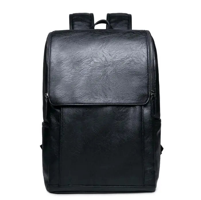 Men's Leather Travel Backpack