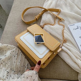 Small Square Bag Chain Shoulderbag for Women