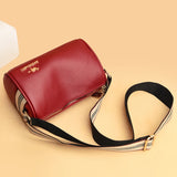 Large Capacity PU Shoulder Messenger Bag Retro Daily Totes Lady Handbags