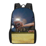 3D Print School Backpack for Boys Girls Teenager Kids Book Bag