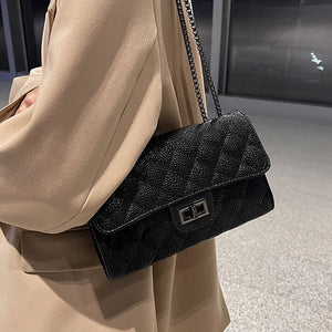 Diamond Chain Shoulder Bag Small Crossbody Handbag