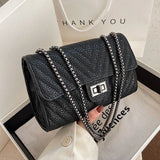 Diamond Chain Shoulder Bag Small Crossbody Handbag