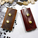 Leather House Key Holder Car Key Case Small Key Organizer Mini Key Bag