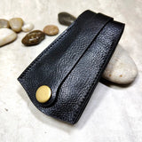 Leather Key Holder Large Capacity Keys Case Pulling-Out Keys Pouch