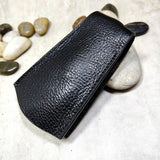 Leather Key Holder Large Capacity Keys Case Pulling-Out Keys Pouch