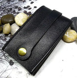 Large Capacity Leather Key Holder Pulling-Out Keys Pouch Organizer Case