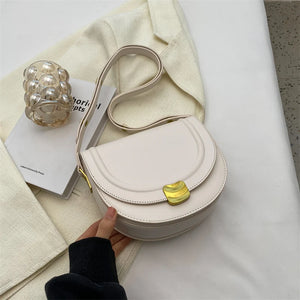 Small Crossbody Bag For Women Semicircle Saddle Bag Shoulder Bag