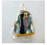 Nylon Graffiti Backpack Softback Zipper High-capacity Camouflage School Bag