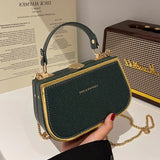 Women's Solid PU Leather Crossbody Bags