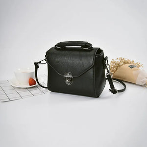Vintage Casual Women PU Leather Small Handbag Ladies Shoulder Crossbody Bag