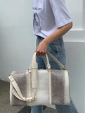 Crocodile Skin PU Travel Duffle Bag for Commercial Use