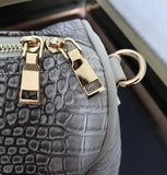 Crocodile Skin PU Travel Duffle Bag for Commercial Use