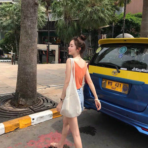 Casual Hollow Woven Women Shoulder Bags Large Tote Beach Bag