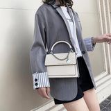 Large Capacity PU Shoulder Messenger Bag for Women