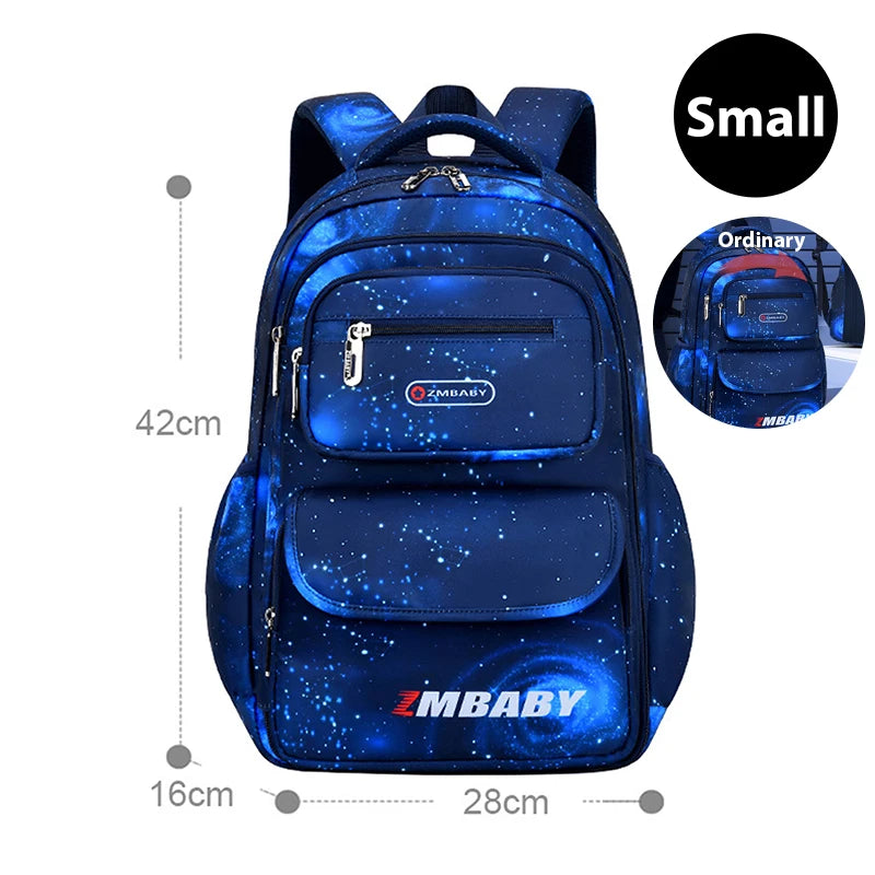 Kids School Backpack Orthopedic Boys Girls Waterproof Book Bag