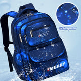 Kids School Backpack Orthopedic Boys Girls Waterproof Book Bag